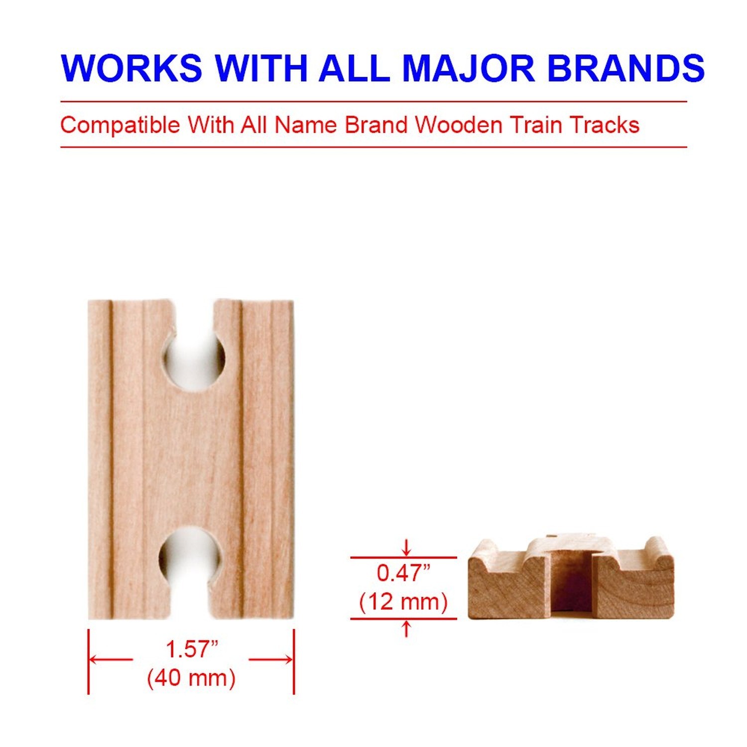 wooden train connectors