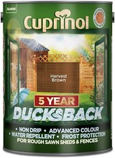 Cuprinol 5 Year Ducksback Garden Shed  Fence Paint 5L All Colours Available
