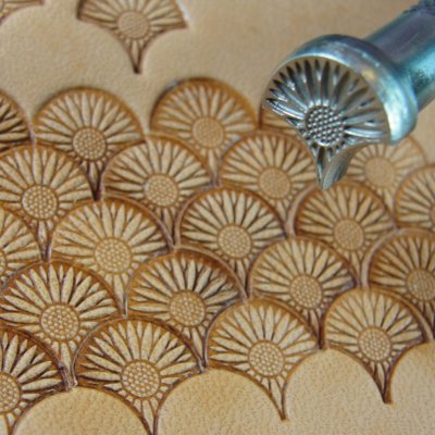 James Linnell - Sunflower Shell Geometric Stamp (Leather Stamping ...