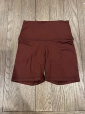 Men's Jock Bodybuilding Club Cotton Spandex Tights Compression Shorts Burgundy S