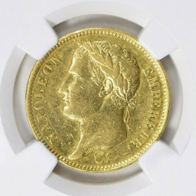 France 1808-M Gold 40 Francs NGC AU Details | eBay