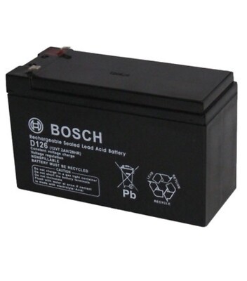 Bosch Rechargeable Sealed Lead Acid Battery 12V 7Ah D126