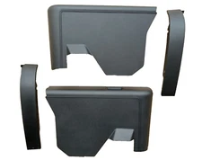 Rear Armrest Panel Set 1970-1972 Chevelle GTO Monte Carlo black