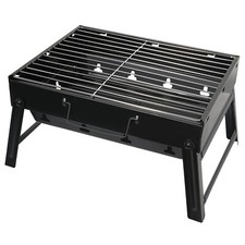 Portable BBQ Grill Stainless steel Barbecue Grill Charcoal For Outdoor Party