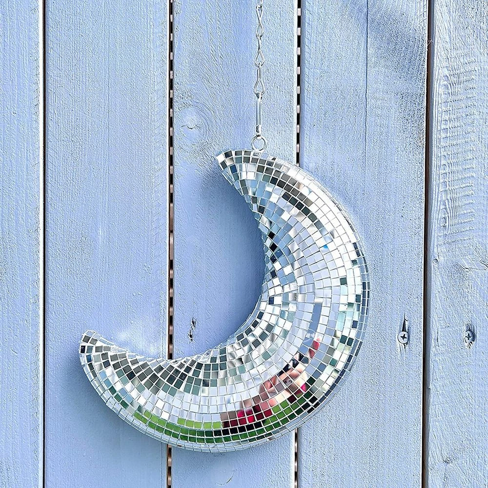 Light up moon mirror deals
