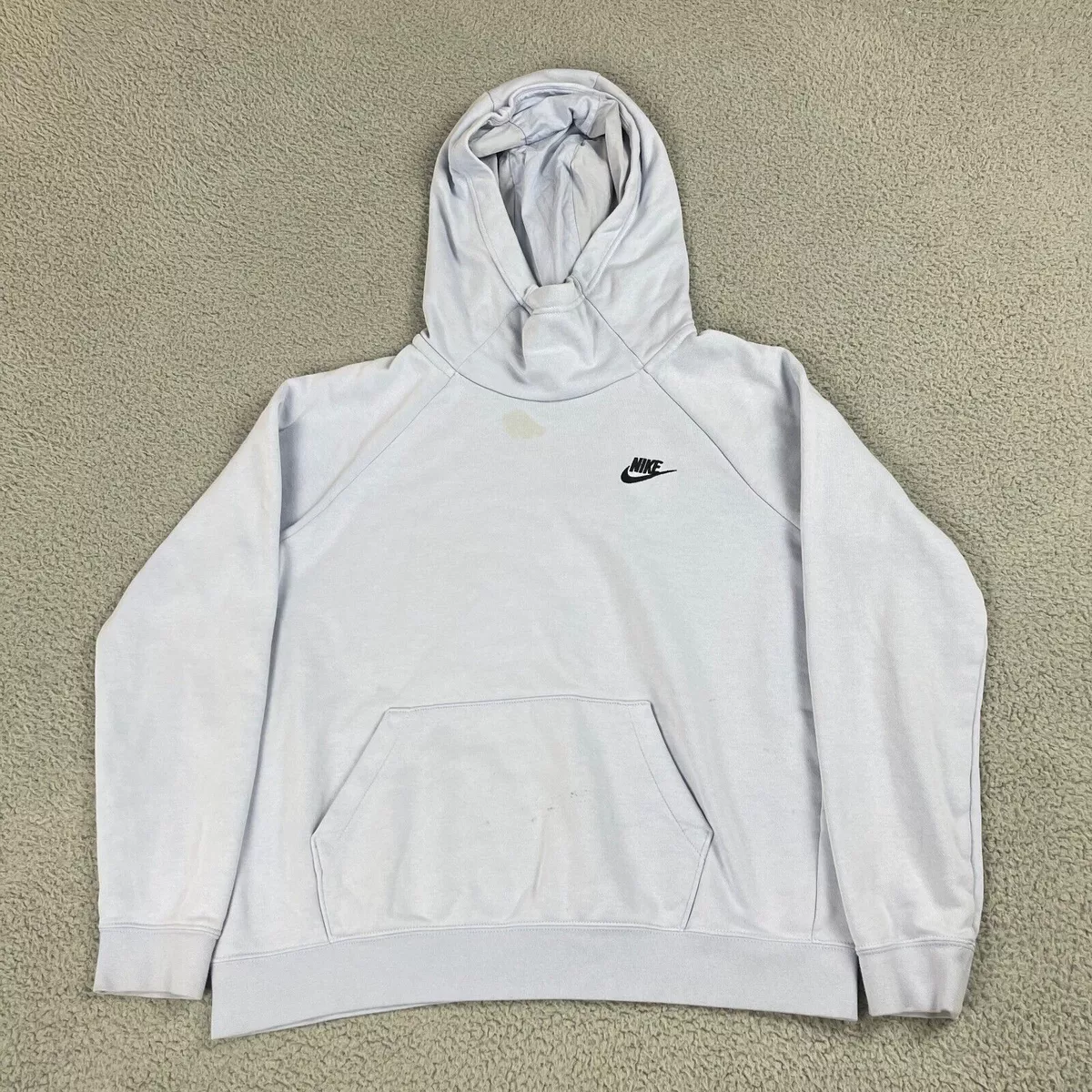 Nike hoodie with long neck cheap