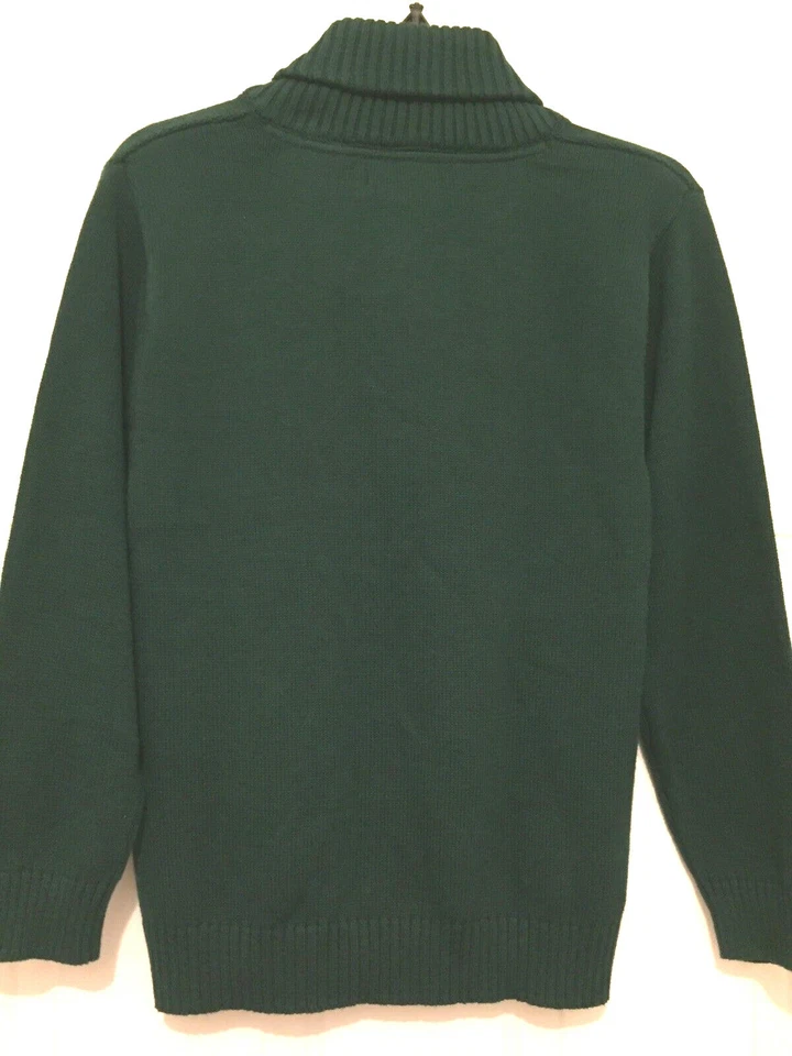 Suéter feminino Nautica manga longa malha pulôver xale colarinho algodão, tamanho M  - Imagem 4 de 4