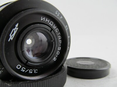 Industar 50-2 2 covers! 50mm f3,5 Soviet Bokeh portrait Lens DSLR