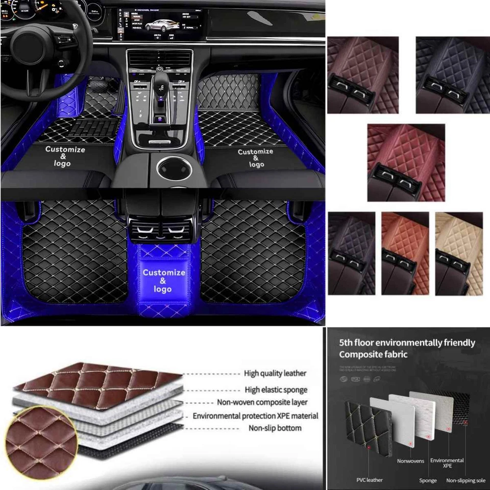 For Mercedes Benz R320 R350 R500 R550 All Series Car Floor Mats Carpet Handmade Foto 4 de 4
