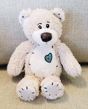 2007 First  Main Tender Teddy Bear Plush Stuffed Animal Stitched Heart