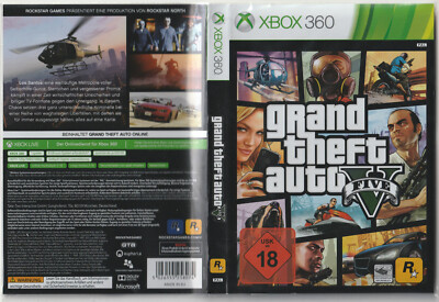   GRAND THEFT AUTO 5/V/FIVE, Rockstar Games/Microsoft 2013 XBOX 360 VIDEOSPIEL