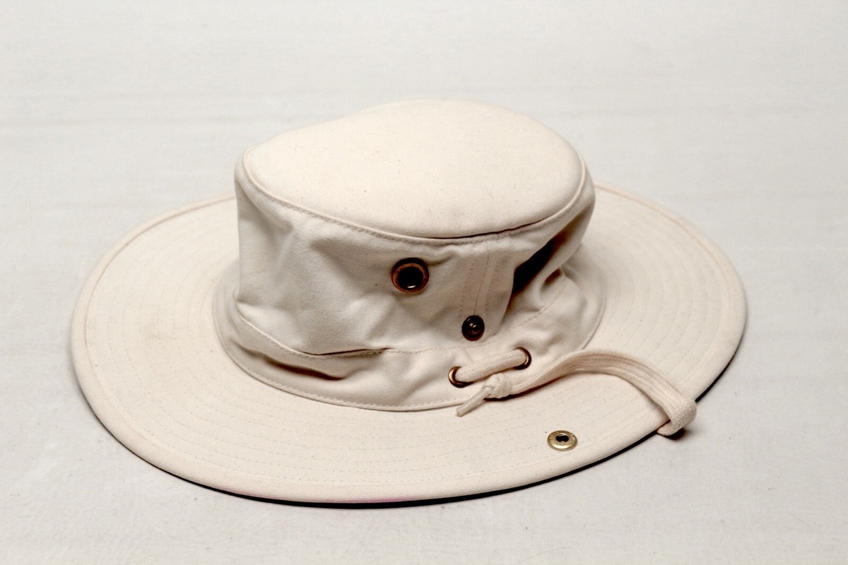 Tilley Hat - Cream canvas cotton Canvas Bucket – Tilley USA main image 3