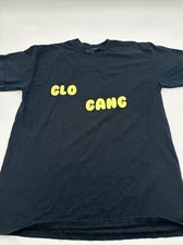 Gildan T-Shirt Women Medium Spell Out Glo Gang ..#18557