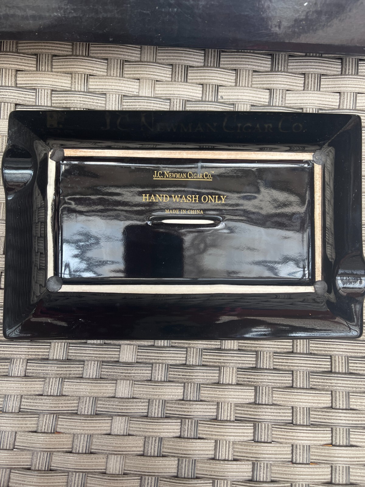 JC Newman Cigar Co, Est 1895 Ceramic Ashtray