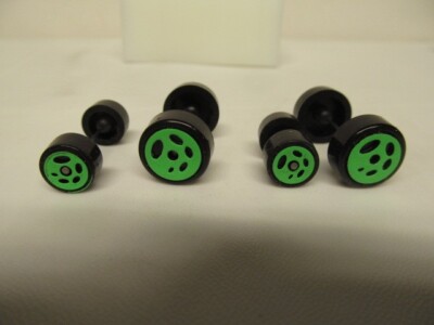Hot Wheels  - Lot of 2 SETS of TIGER PAW WHEELS w/ AXLES