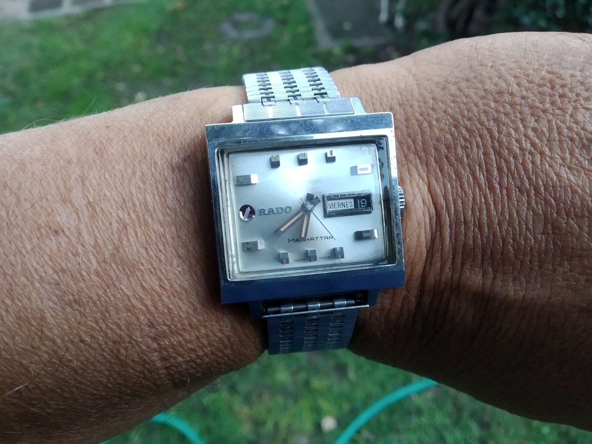 RADO MANHATTAN THE CLASSIC SQUARE AUTOMATIC ORIGINAL RADO MANHATTAN THE CLASSIC SQUARE AUTOMATIC ORIGINAL