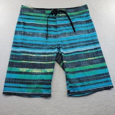 prAna Sediment Swim Board Shorts UPF50 36 Zip Pocket Recycled Poly M3SEDI113