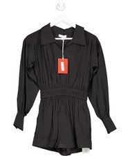L'academie Black The Rayne Romper UK XXS