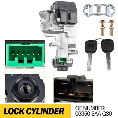 For 2006-11 Honda Civic Series Ignition Switch Lock Cylinder Auto Trans w/2 Keys