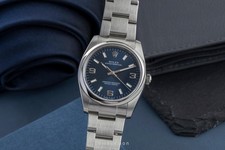 Rolex Air King 34 Blue Dial Oyster Acciaio Automatico Ref. 114200 