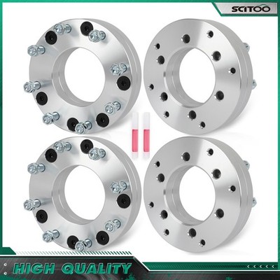 4X 2'' Wheel Adapters 6x5.5'' 6x139.7 to 8x180 For Silverado Sierra 1500 1999-2025