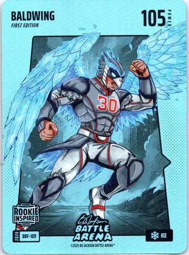 Bo Jackson Battle Arena Baldwing Blue Battlefoil Drake Baldwin