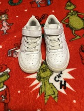 Nike Boys Court Borough Low 2 Toddler 9c Shoes BQ5453-100 Casual Sneaker White