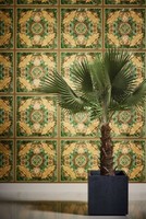 Versace Tapete Exotic Dschungel Motiv – Braun, GrüN, Metallic