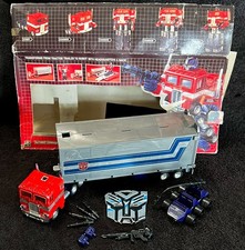G1 1984 OPTIMUS PRIME T4 STAMP COMPLETE w BOX ART VINTAGE G1 TRANSFORMERS
