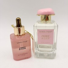 Sand Fog Amber Bloom Edp Oil 1.7oz And Peony Lily Edt Fragrance Set Pink