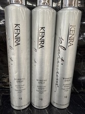 3x Kenra PLATINUM  14 WORKING SPRAY 10oz new