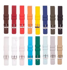 Silikon Uhrenarmband Quick Release 14 16 18 20 22 24 mm Sport Ersatzband Unisex