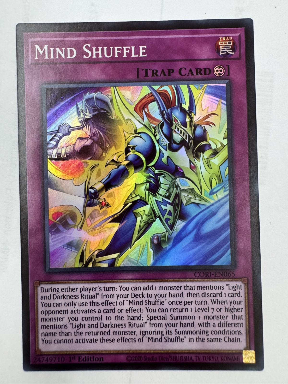 Mind Shuffle - CORI-EN065 - Super Rare - Chaos Origins - NM/M