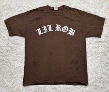 Vintage Lil Rob Autographed Brown Concert T-Shirt Size XL