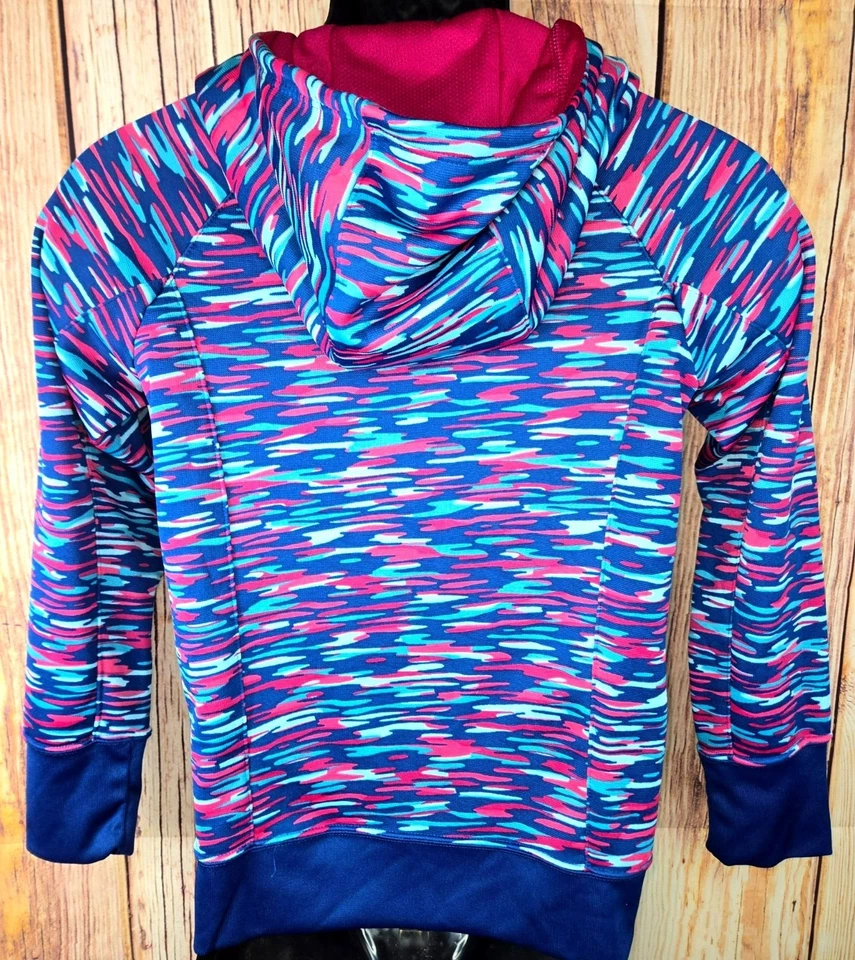 Nike Therma-Fit Kids Multicolor Hoodie Large Long Sleeve Pullover - Image 3 of 4