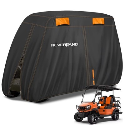 NEVERLAND Golf Cart Cover 2 Passenger, Heavy Duty 420D Golf Cart Covers, Waterpr