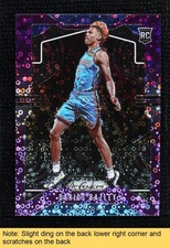 2019-20 Panini Prizm Rookie Fast Break Purple 19/75 Darius Bazley #289 READ dd2