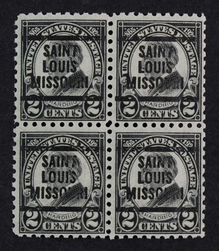 CKStamps: US Stamps Collection Scott#612 Block NH OG Pre-Cancel