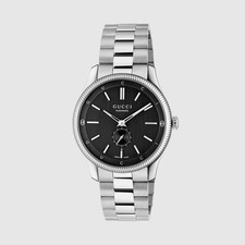 Gucci G-Timeless 40mm Automatic Black Logo Di...