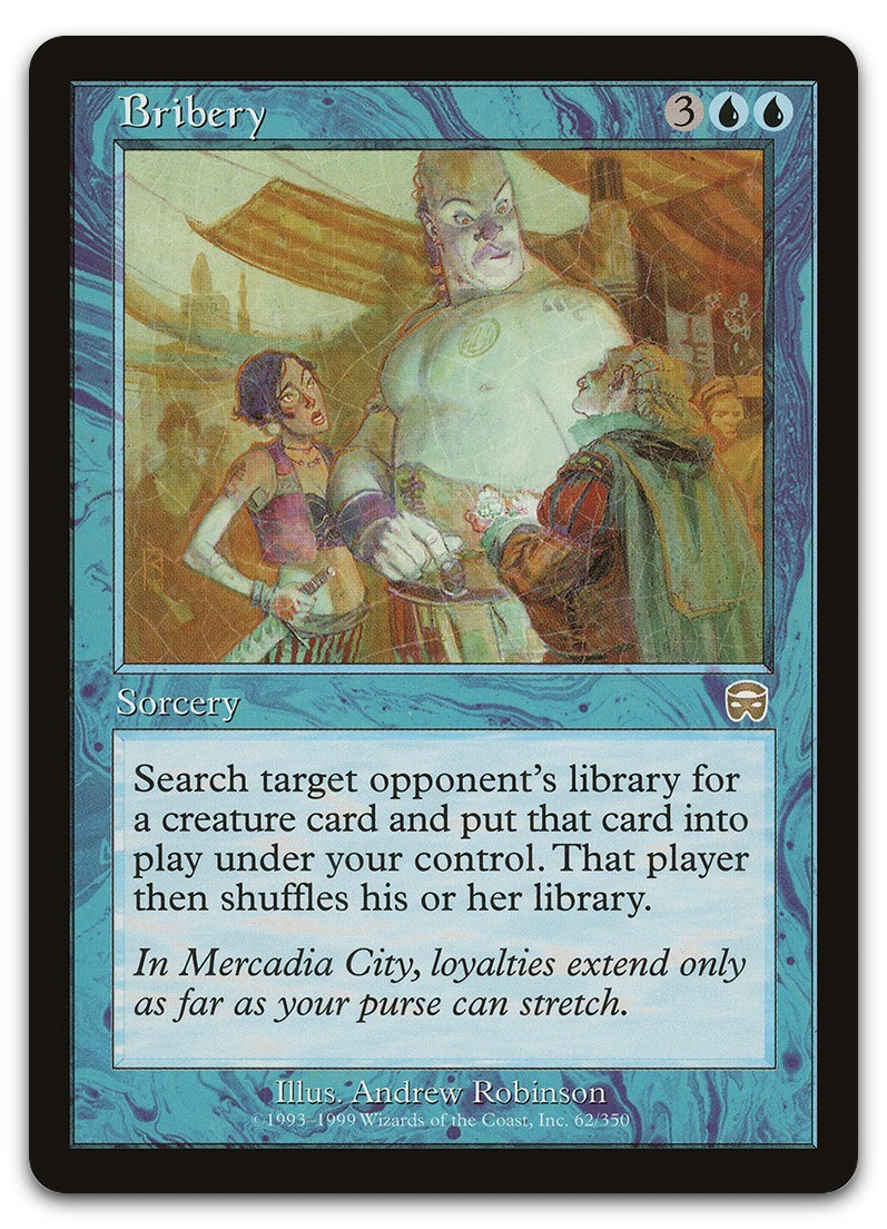Bribery #62 (LP) Mercadian Masques MMQ Magic MTG