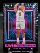 JALEN BRUNSON 2024 Topps Midnight STAR STUDDED Insert NY Knicks No. SS-13