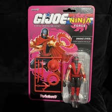 Super 7 Reaction  G.I. Joe Ninja Force Snake Eyes Target exclusive