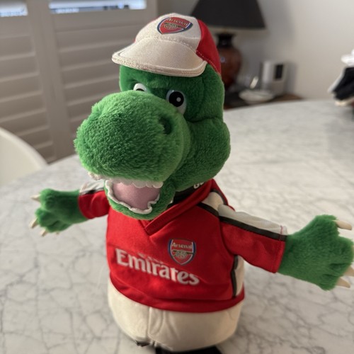 Cubierta para la cabeza del conductor de golf Gunnersaurus Arsenal FC - Cubierta de fútbol americano mascota AFC - Rara - Imagen 4 de 4