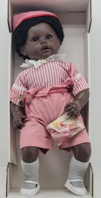 Zapf Creation Soft Doll Black American NIB 23 inch-RARE