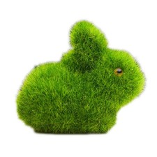  1pc Simulation Rabbit Imitation Moss Rabbit Hair Planting Imitation Rabbit for