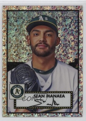 2021 Topps Chrome Platinum Anniversary 15/75 Sean Manaea #346 0eq8