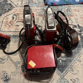 Vintage Koehler Wheat Miners Lights With Charger Testing And Working!