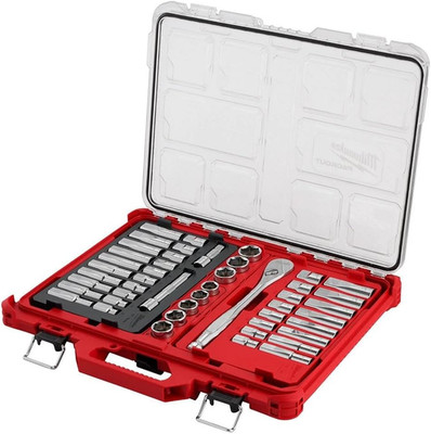 Electric 47PC Ratchet Socket Set with PACKOUT Storage System