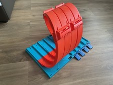 Hot Wheels Track Race Crate Replacement 4 Lane Loop Section