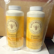 2-PACK Burt's Bees Baby Dusting Powder Talc-Free - 7.5 oz each